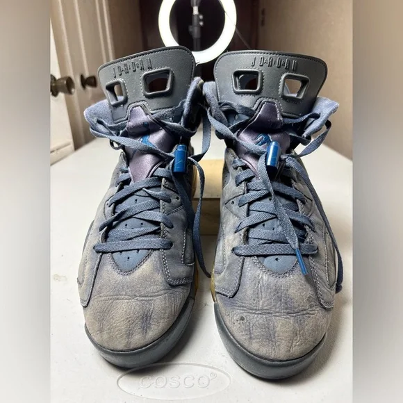 Air Jordan 6 Retro Diffused Blue Sz 11.5 384664-400 Men’s Sneakers OG Rare MJ - Picture 9 of 11